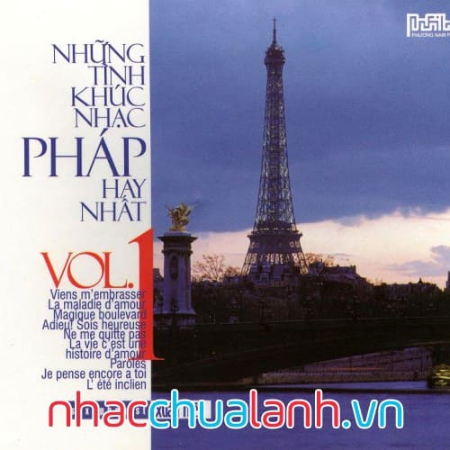 Album Những Tình Khúc Nhạc Pháp Hay Nhất Vol.1