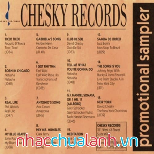 Album Promotional Sampler By Jvc