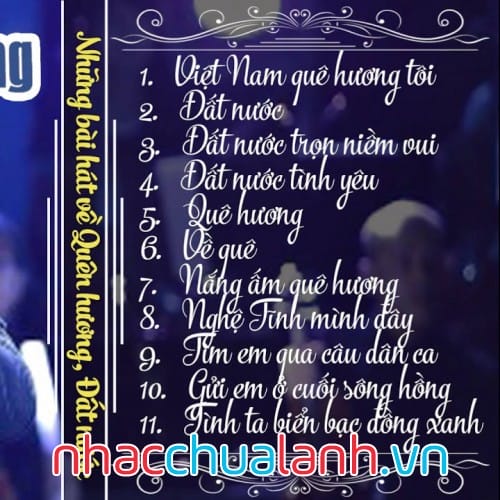 Album Những Bài Hát Về Quê Hương Đất Nước